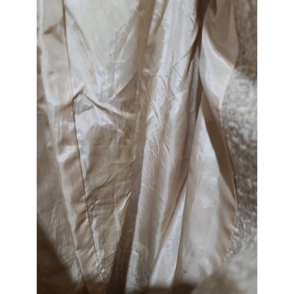 Coat VTG 1960s Betty Rose Green Wool Tweed Button Overcoat Long Womens Size xl - Picture 4 of 12